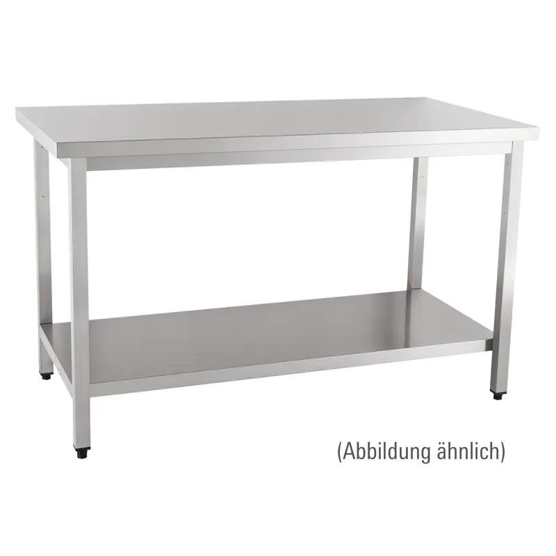 Nur Heute Arbeitstisch fertig montiert mit Boden ohne Aufkantung 1600 x 700 x 850 mm