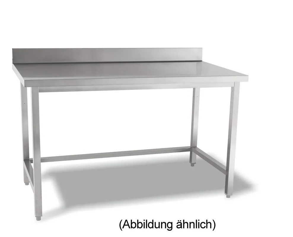 Arbeitstisch verschweißt o. Ablageboden mit 50 mm Aufkantung 1500 x 600 x 850 mm Mega-Angebot