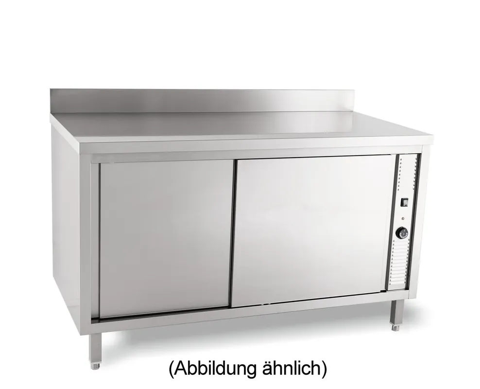 Wärmeschrank mit Flügeltüren mit 50 mm Aufkantung 1000 x 600 x 850 mm Aktuell
