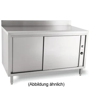Must-Have Wärmeschrank mit Schiebetüren mit 50 mm Aufkantung 1800 x 600 x 850 mm