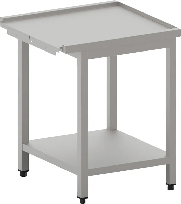 Ablauftisch links / rechts mit Ablagebord, ohne Spritzblech, 1100 mm Heißes Angebot