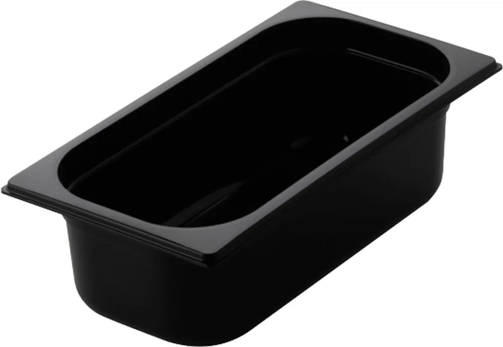 Preiswert GN Behälter 1/3 Polycarbonat schwarz T: 100 mm 4,5 l