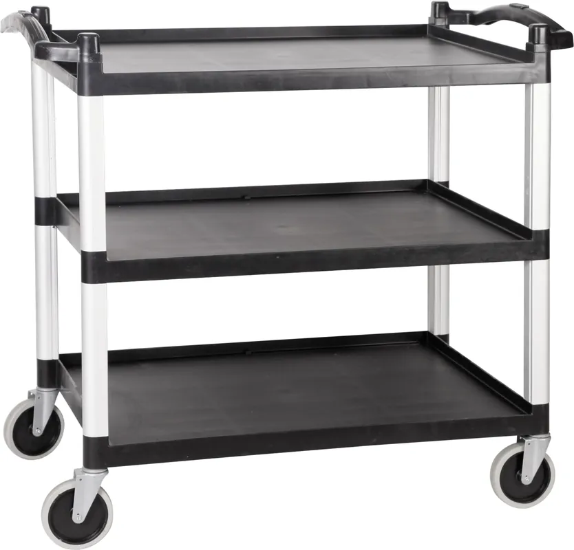 Neue Ware Servierwagen 3-bordig schwarz/grau