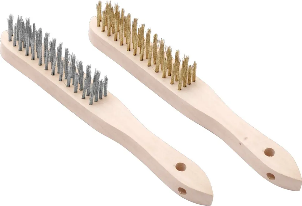 Geprüft Drahtbürsten, 2er Set