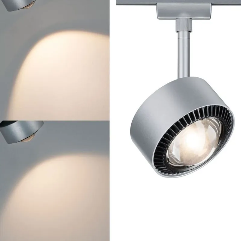 Top-Angebot Paulmann URail LED Spot Aldan 1x9W Schwarz und Chrom matt dimmbar