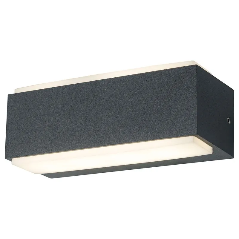Must-Have famlights | LED Wandleuchte Scarlett in Anthrazit IP65