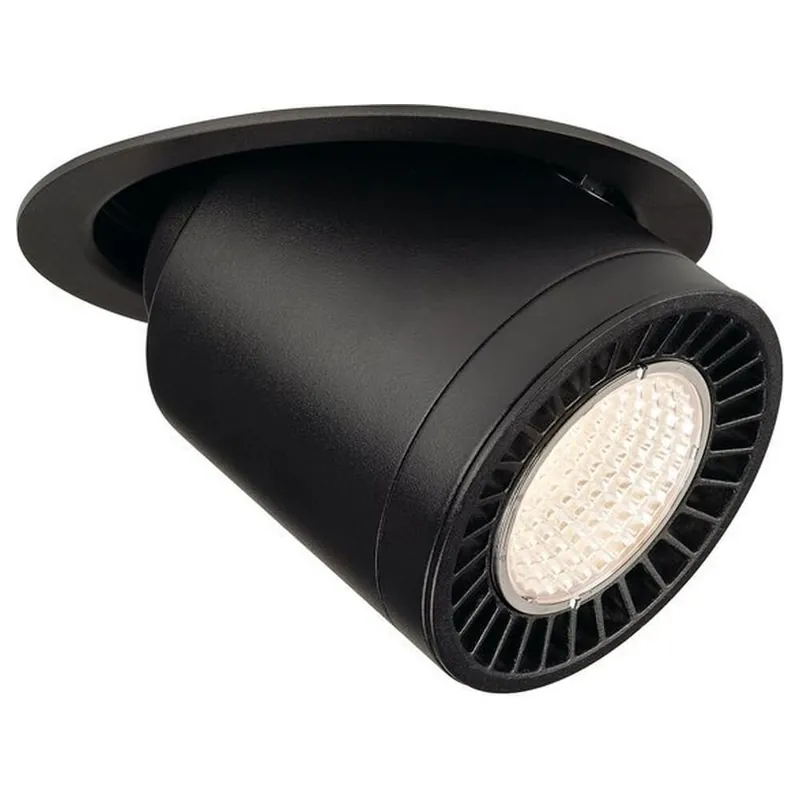 Neue Ware LED Einbaustrahler Supros in Schwarz 31W 2600lm 3000K 60° beweglich