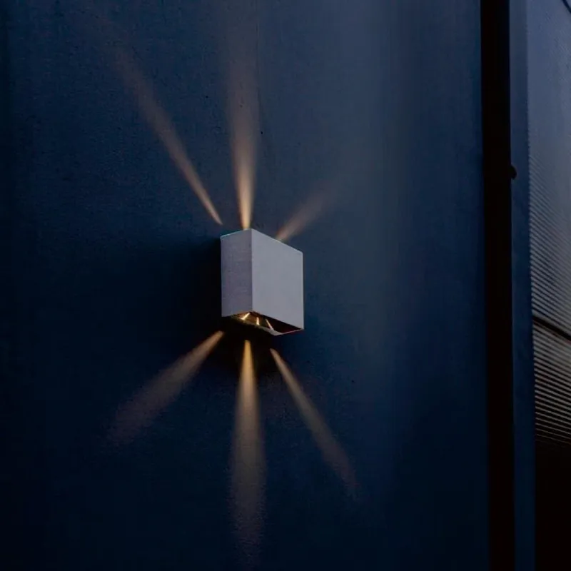 Super-Preis LED Wandleuchte Gemini Beams in Weiß-matt 2x 5W 400lm IP54