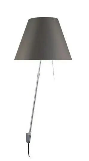 Aktuell Costanza Wandleuchte m/Dimmer Alo/Concrete Grey - Luceplan