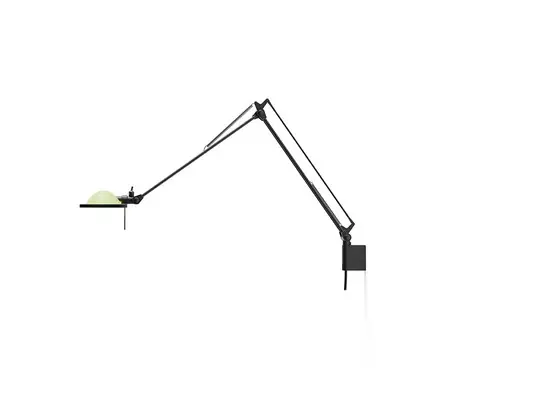 Direktkauf Berenice Wandleuchte 30x30 Grün Glas/Schwarz - Luceplan
