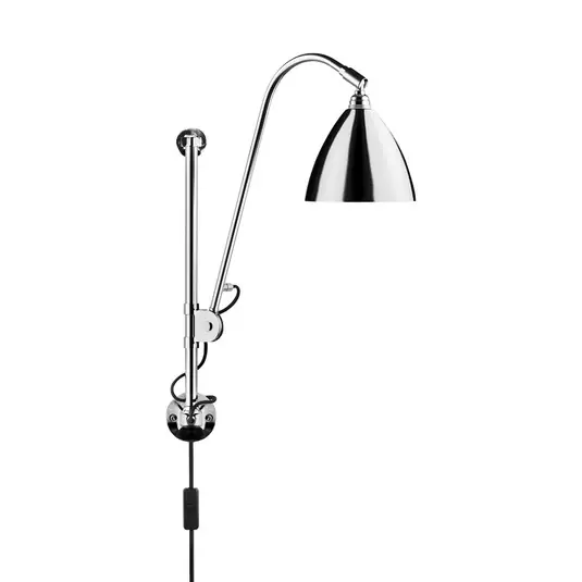Neue Kollektion Bestlite BL5 Wandleuchte Ø16 Chrom/Chrom - GUBI