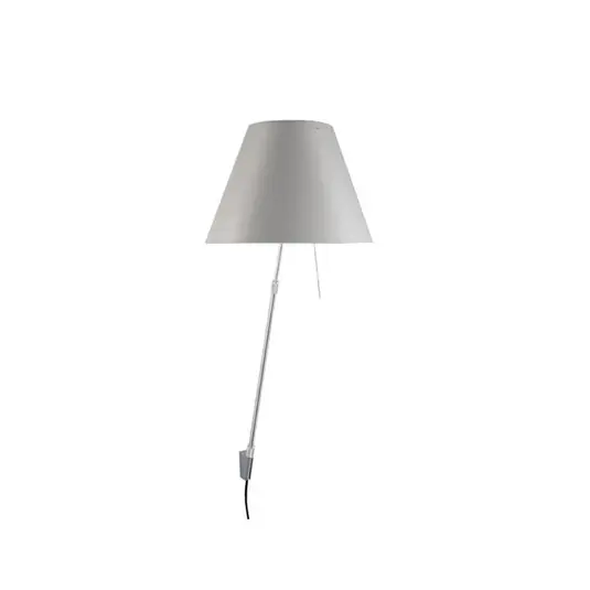 Top-Preis Costanza Wandleuchte m/Dimmer Alu/ Mistic White - Luceplan