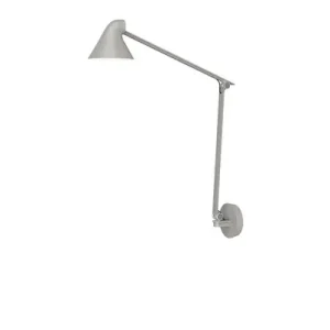 Aktuell NJP Box HW Long LED-Wandleuchte, 2700K, grau - Louis Poulsen