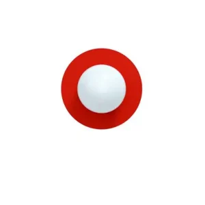 Markenprodukt Candy Little Circle 360 S Wandleuchte, rot - Swedish Ninja