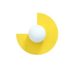 Must-Have Candy Big Circle 270 S Wandleuchte, gelb - Swedish Ninja