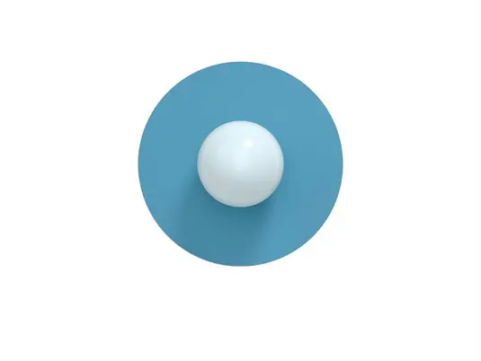 Candy Big Circle 360 S Wandleuchte, blau - Swedish Ninja Zertifiziert