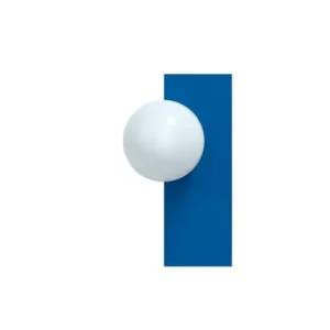Meistverkauft Candy Big Rectangle S Wandleuchte, blau - Swedish Ninja