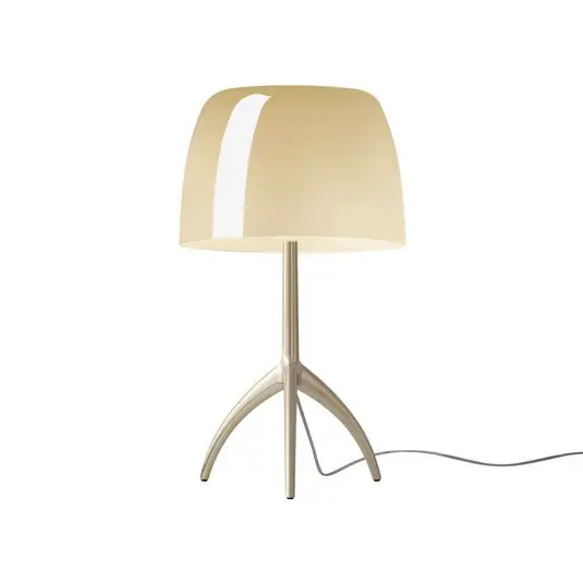 Lumiere Grande Tischleuchte, gold/beige, 45 cm - Foscarini Saisonangebot