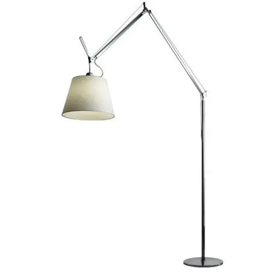 Neu Tolomeo Mega Stehlampe dimmbar, Ø42, beige/alu - Artemide