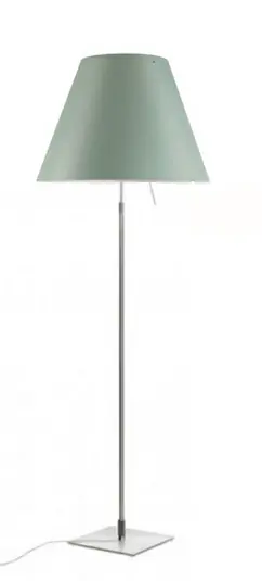 Knallerangebot Costanza Stehleuchte Alu/Comfort Green - Luceplan