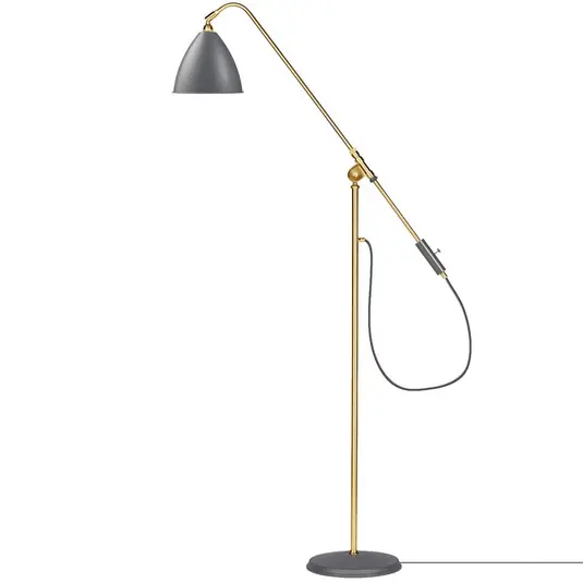 Bestlite BL4 Stehleuchte Ø21 Messing/Grau - GUBI Sale