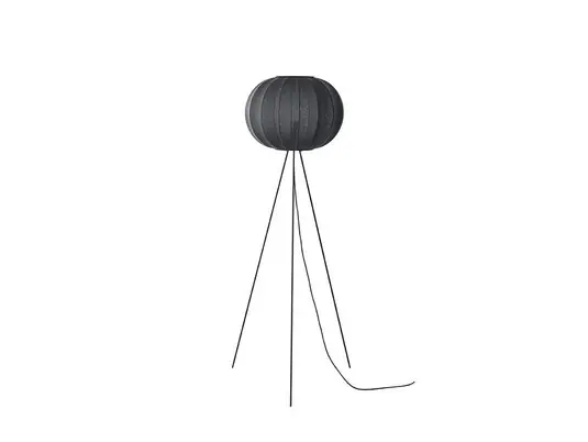 Schneller Versand Knit-Wit 45 Round Stehleuchte Hoch Schwarz - Made By Hand