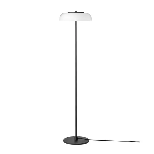 Schneller Versand Blossi LED-Stehleuchte, Höhe 120 cm, schwarz/opal - Nuura