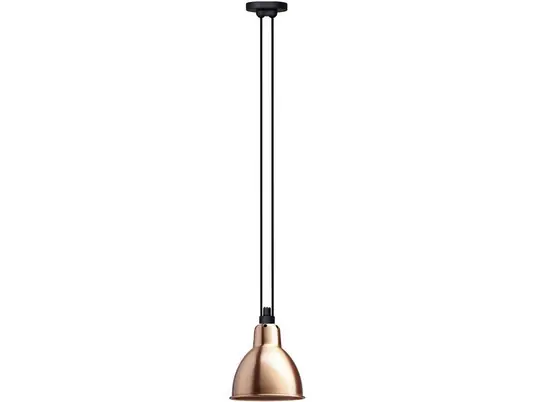 322 L Pendelleuchte Round Copper/White - Lampe Gras Top-Seller