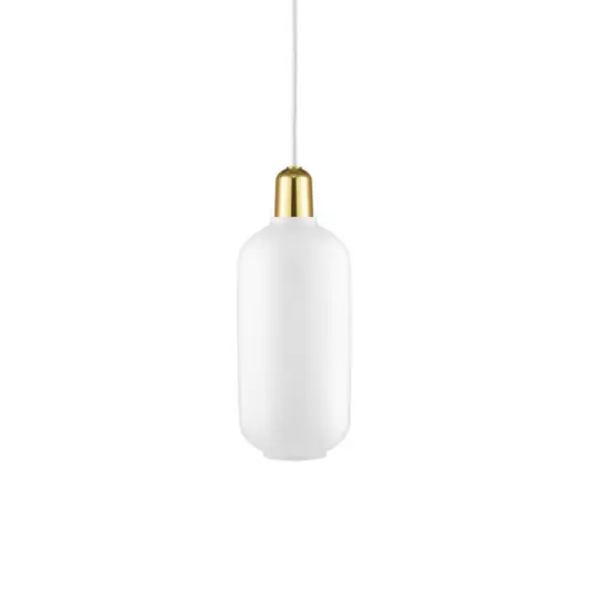 Amp Pendelleuchte Large Weiß/Messing - Normann Copenhagen Günstig