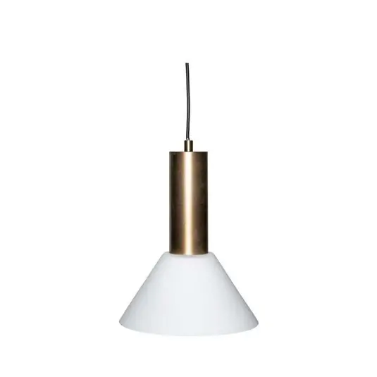 Contrast Pendelleuchte Burnished Brass - Hübsch Top-Preis