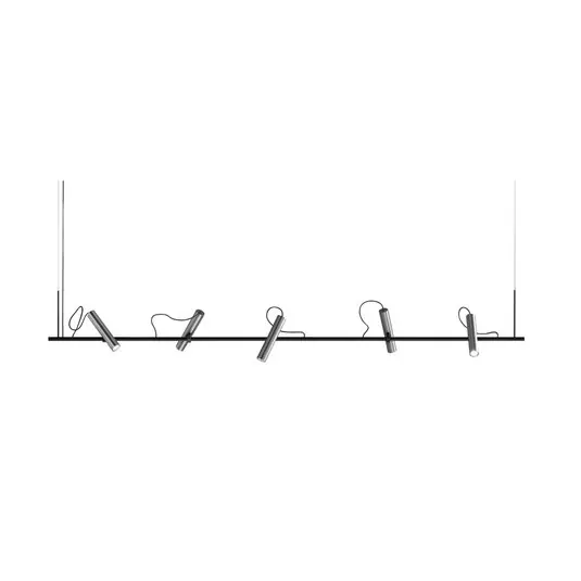 Spirit S2000 Hängelampe, titanfarben, 200 cm - Light Point Abverkauf
