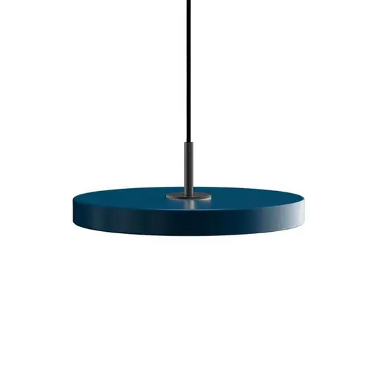 Asteria Pendelleuchte Mini Petrol Blue/Black Top - UMAGE Direktkauf