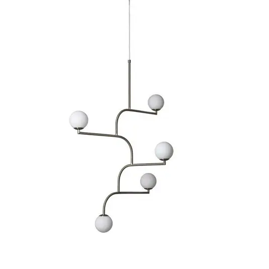 Sofort Bestellen Mobil 100 Pendelleuchte Nickel/Opal - Pholc