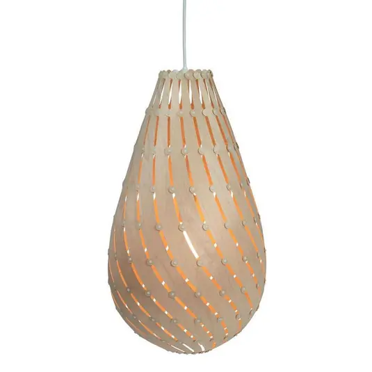 Super-Preis Ebb Drop Pendelleuchte Natural - David Trubridge
