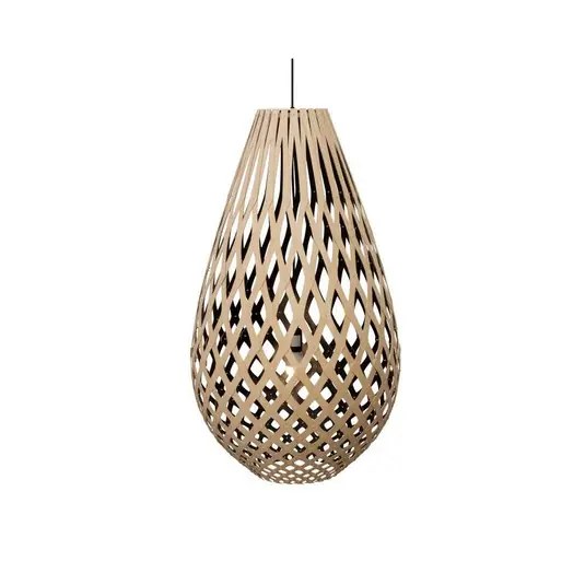 Versand Am Gleichen Tag Koura Pendelleuchte H100 Schwarz 1 Seite - David Trubridge