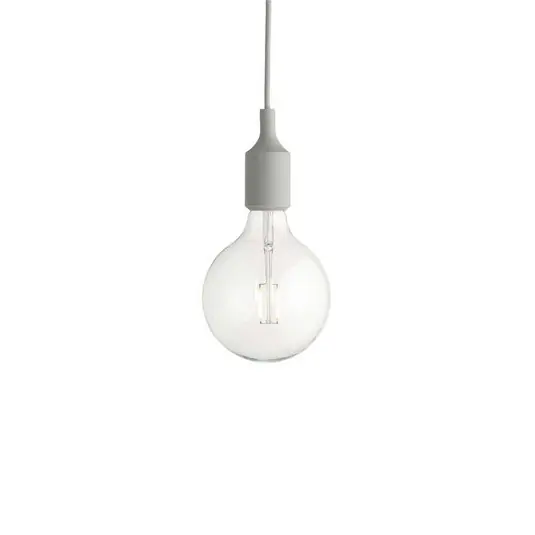 Heißes Angebot E27 Pendelleuchte Light Grey - Muuto