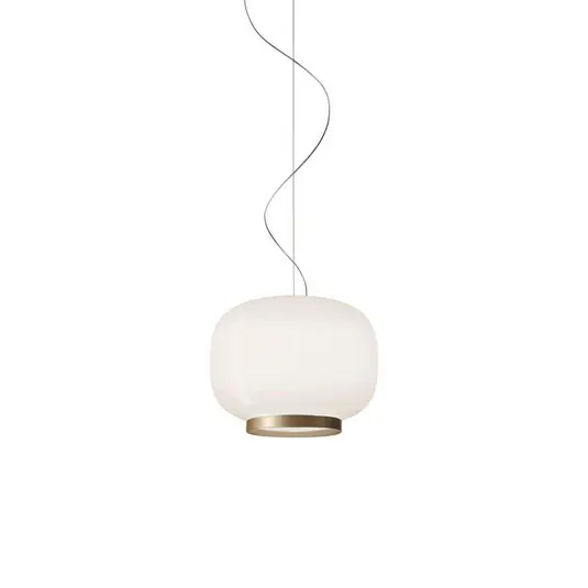 Finale Aktion Chouchin 1 LED Pendelleuchte Dim White/Gold - Foscarini
