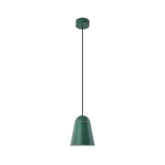 Neuheit Montes Pendelleuchte, grün, Ø 20 cm, Aluminium - NOLA