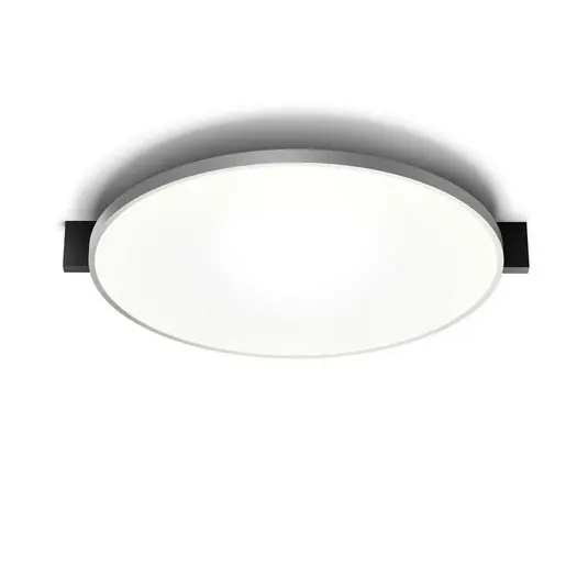 Kracherpreis Inlay Round C3 Deckenlampe, schwarz/silber - Light-Point