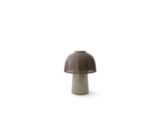 Raku SH8 Portable Tischlampe Beige Grey/Bronzed - &Tradition Preisreduziert