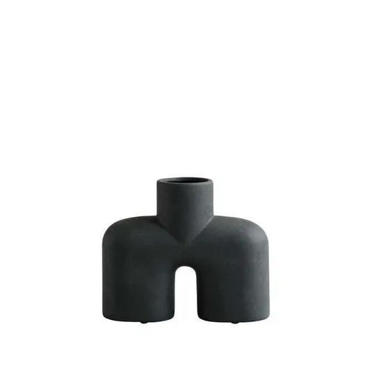 Cobra Uno Vase Medio Schwarz - 101 Copenhagen Abverkauf