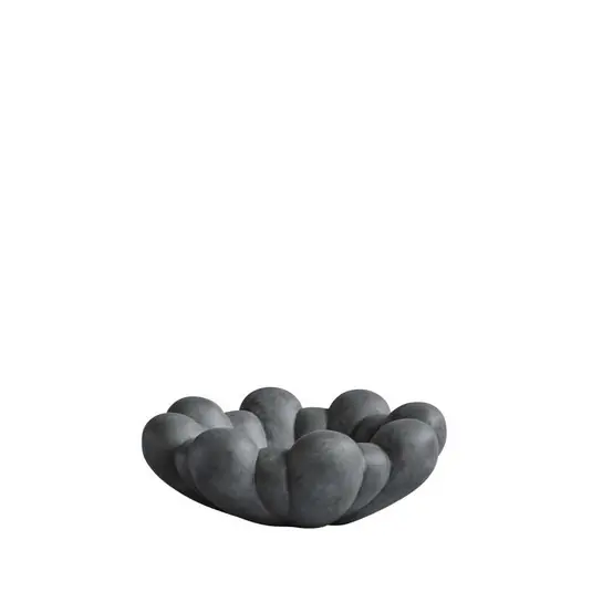 Neu Im Sortiment Bloom Tablett/Gericht Big Dunkelheit Grau - 101 Copenhagen
