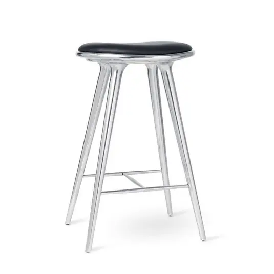 Ausverkauf High Barhocker H74 Recycled Aluminum - Mater