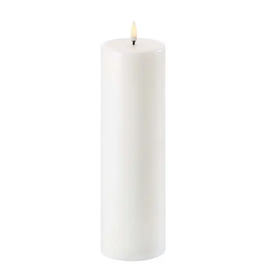 Stumpenkerze LED 7,8x25 cm Nordic White - Uyuni Lighting Jetzt Kaufen