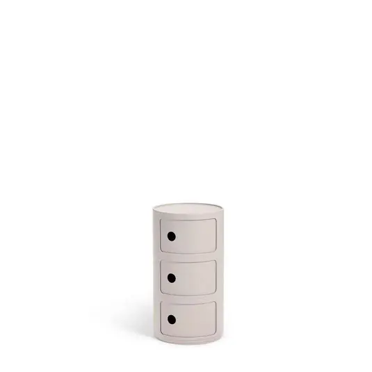 Beliebt Componibili Bio 3 Beistelltisch Cream - Kartell