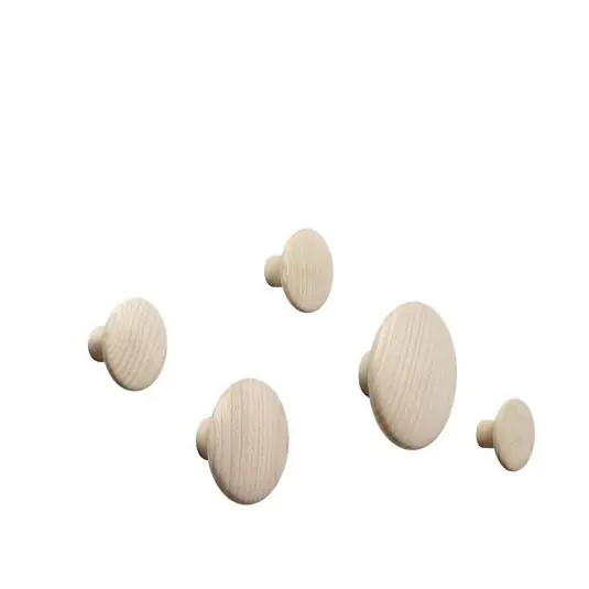 Dots Wood Set Of 5 Oak - Muuto Neu