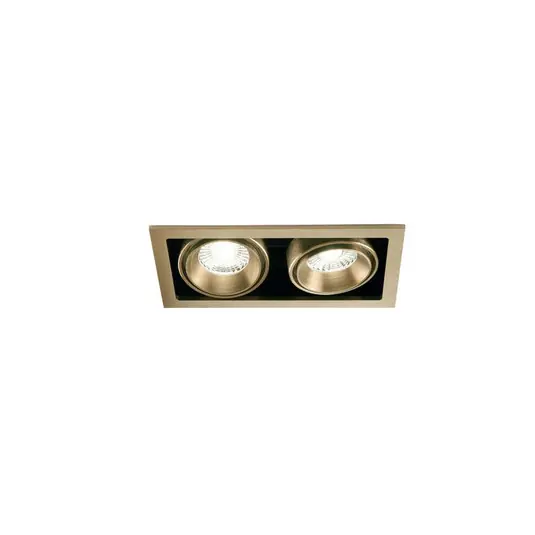 Markenware Ghost 2 Einbauspots 2x6W 2700/3000K Brass - LIGHT-POINT