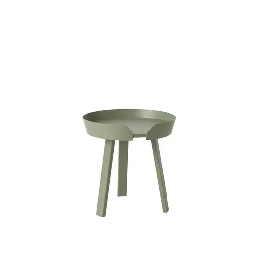 Rabatt Around Beistelltisch/Sofa-Tisch Small Dusty Green - Muuto