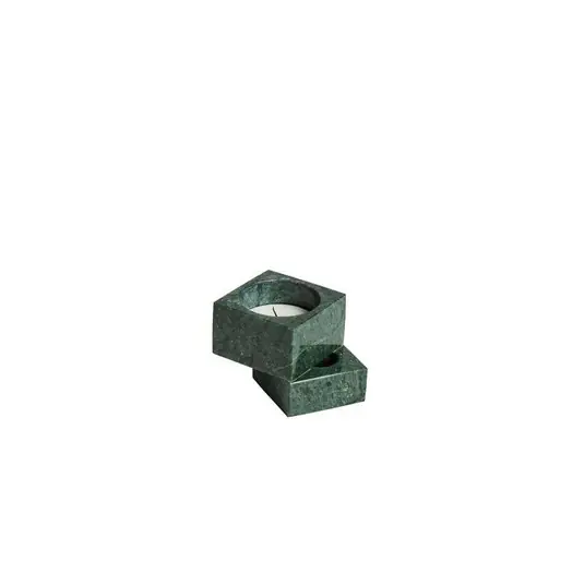 Finale Aktion Jeu de dés 1 Kerzenhalter Green Marble - Woud