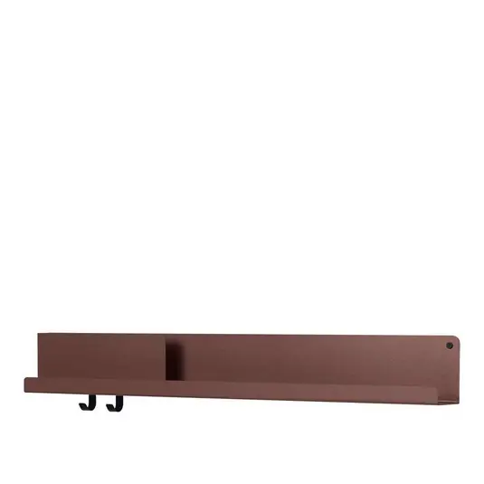 Expressversand Folded Shelves 96x13 Deep Red - Muuto